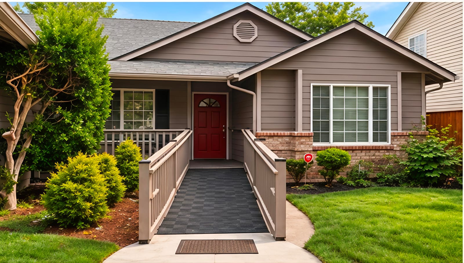 Front yard and exterior of Markie Adult Care Home